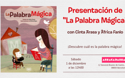 Cinta Arasa y Àfrica Fanlo presentan “La palabra mágica”