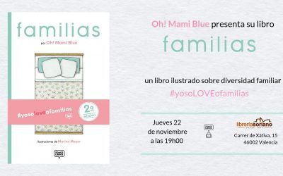 Oh! Mami Blue presenta en Valencia su libro “Familias”